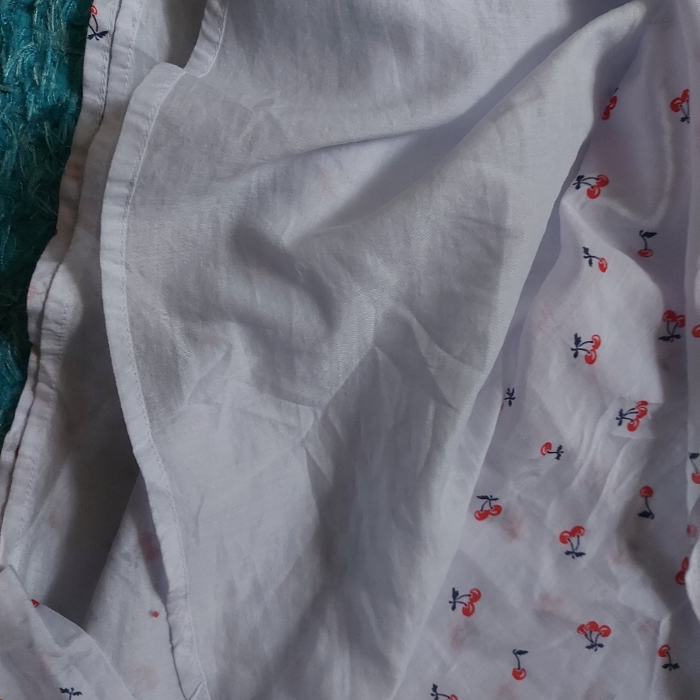 J. Crew tie-neck top in cherry print - Picture 8 of 9